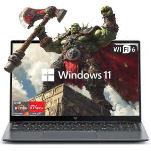 KAIGERR Office Laptop with 16.1-in IPS & Numeric Input